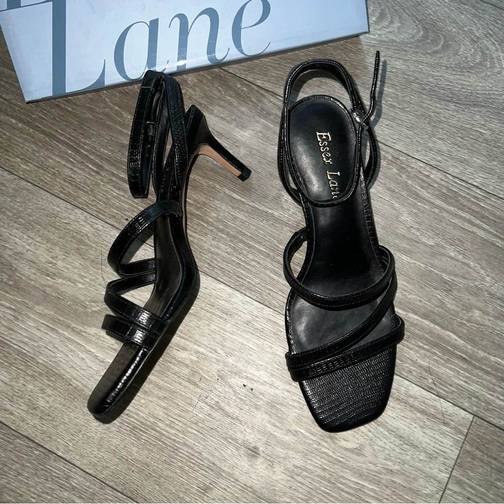 Strappy Kitten Heels